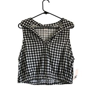 SO checker vest shirt